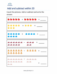 Adding and subtracting within 20