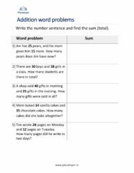 Addition word problem