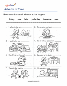 Choose the correct adverb to complete each sentence