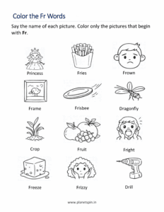 Color pictures begin with Fr blends