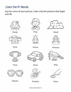Color pictures begin with Pr blends