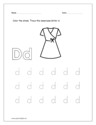 Color the dress 