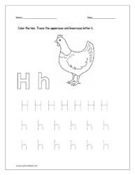 Color the hen.