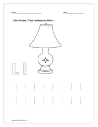Color the lamp.