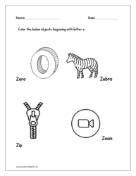 Objects beginning with letter Z