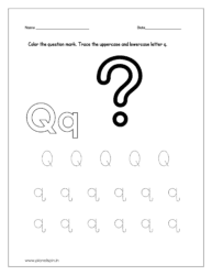 Color the questions mark .