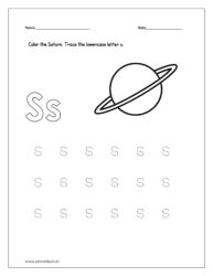 Color the Saturn 