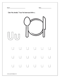 Color the utensils 