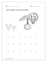 Color the vegetables 