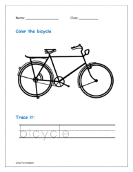 Bicycles are human-powered vehicles with two wheels fixed to a frame. They are sometimes called bikes or cycles.