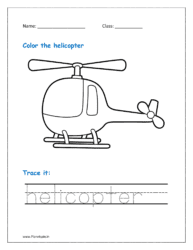 One kind of rotorcraft, or rotary-wing aircraft, that can take off, hover, and land vertically is a helicopter.