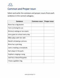 Common and proper nouns