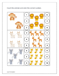 Animals: Count the animals