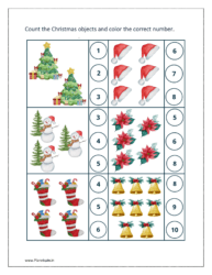 Christmas items: Count the Christmas items