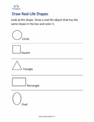 Draw real life shapes