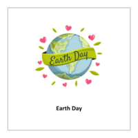 Earth Day  holidays flashcard