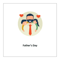 Holidays Flashcard of Father's Day