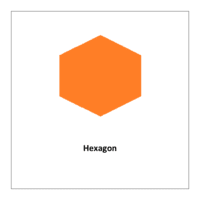 shape Hexagon (Shapes flashcards pdf)