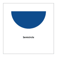  Semicircle (Shapes flashcards pdf)