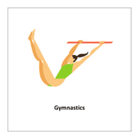 Gymnastics (sports flashcards printable pdf)