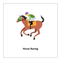 Horse Racing (sports flashcards printable pdf)