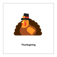 Flashcard of Thanksgiving