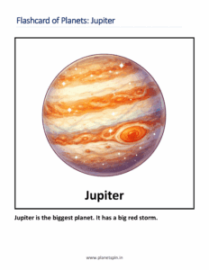 Flashcard of Jupiter