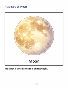 Flashcard of Moon