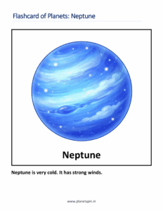 Flashcard of Neptune