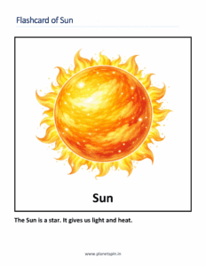 Flashcard of Sun