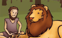 the slave and the lion story