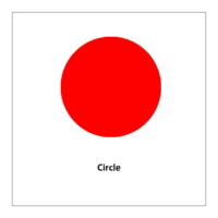 circle shape (Shapes flashcards pdf)