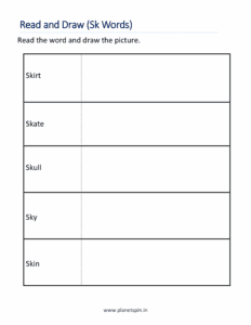 free printable sk blends worksheets pdf