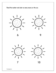 Moon inside the sun