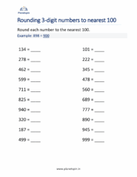Rounding numbers to nearest 10 and 100