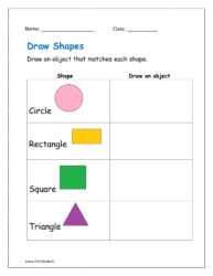 Shapes in real life objects