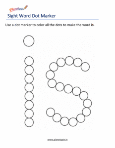 Dab the word is printable worksheet