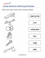 six simple machines worksheet for grade 1