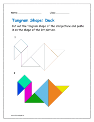 Tangram shapes worksheet