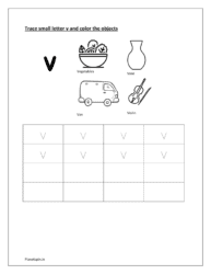 Trace and color worksheets preschool | Planetspin.in