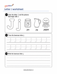 printable letter j worksheets for preschool