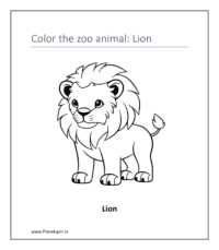 Lion (coloring pages about animals)